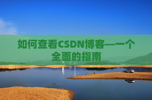 如何查看CSDN博客—一个全面的指南